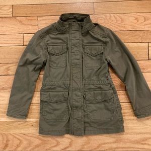 GAP Kids Olive Green Khaki Utility Jacket